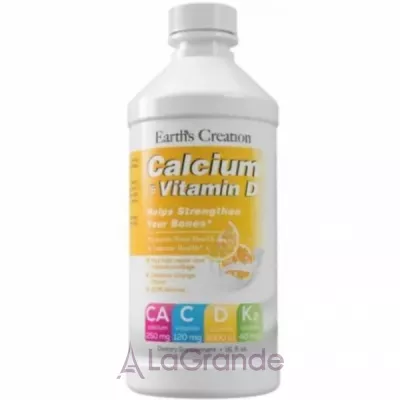 Earth's Creation Calcium & Vit D3+K2 Drink        