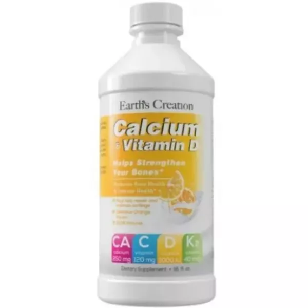 Earth's Creation Calcium & Vit D3+K2 Drink ĳ������ ������� � ����� �������� �� �������� 