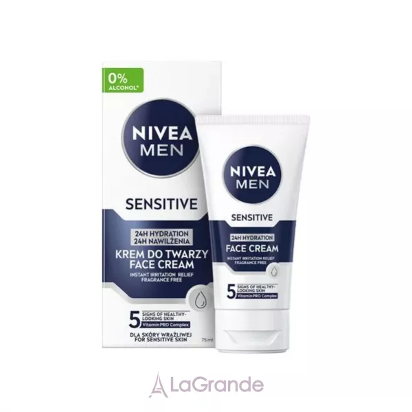 Nivea Men Sensitive Face Cream ���� ����� ������ ��� �������������� ���� 