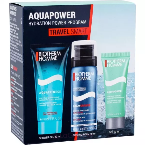 Biotherm Homme Aquapower Set ���� (�������������� ���� ��� ������� 20 �� + ��� ��� ������ 50 �� + ���� ��� ���� 40 ��)