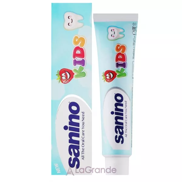 Sanino Toothpaste Kids Gentle Care Strawberry ������ ����� 