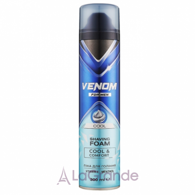 Venom For Men Cool&Comfort Shaving Foam ϳ       