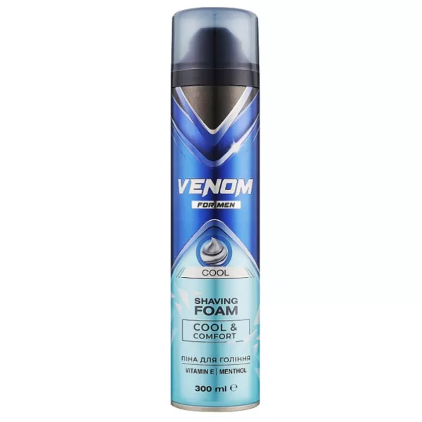 Venom For Men Cool&Comfort Shaving Foam ���� ��� ������ c �������� � ��������� �