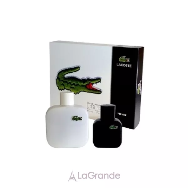 Lacoste Eau de Lacoste 12.12 Blanc Man ����� (��������� ���� blanc 100 �� + ��������� ���� noir 30 ��)