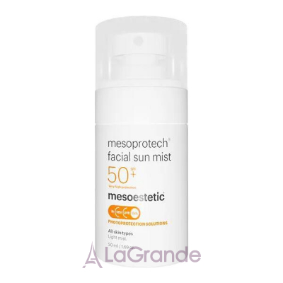 Mesoestetic Mesoprotech Facial Sun Mist SPF50+     SPF50+