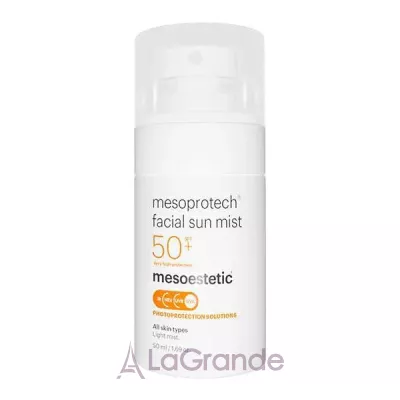Mesoestetic Mesoprotech Facial Sun Mist SPF50+     SPF50+