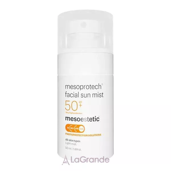 Mesoestetic Mesoprotech Facial Sun Mist SPF50+ ������������� ��� ��� ������� SPF50+