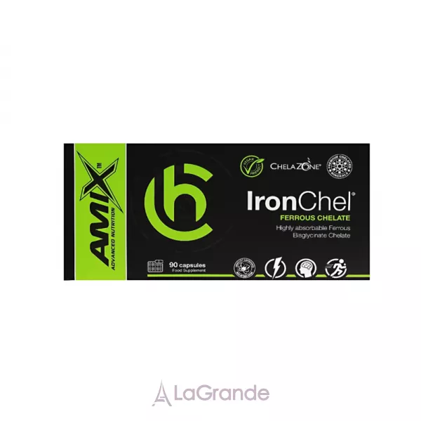 Amix ChelaZone IronChel Ferrous Bisglycinate Chelate ������� ������� ������ � ����� ������ ������������ ChelaZone