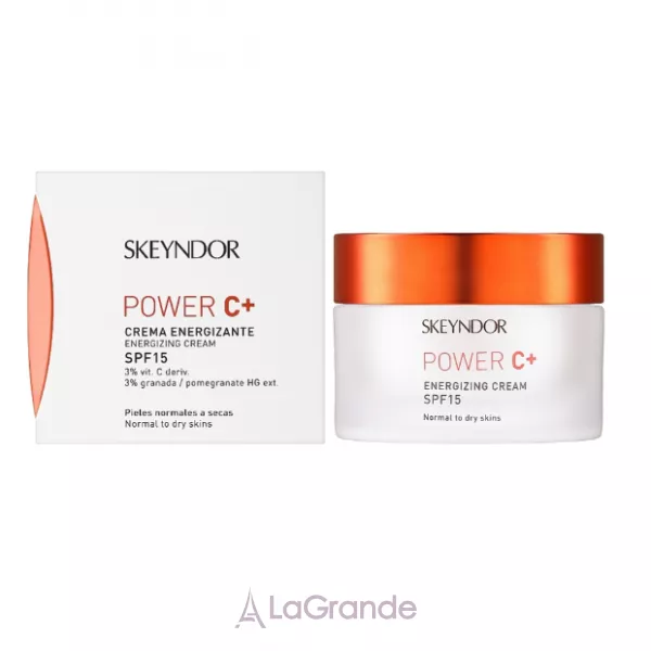Skeyndor Power C+ Energizing Cream SPF15 ��������������� ����������� �������� ���� ��� ���������� � ����� ����