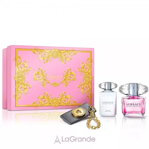 Versace Bright Crystal ���� (�������� ���� 90 �� + ������� ��� ��� 100 �� + ���� �� �����)