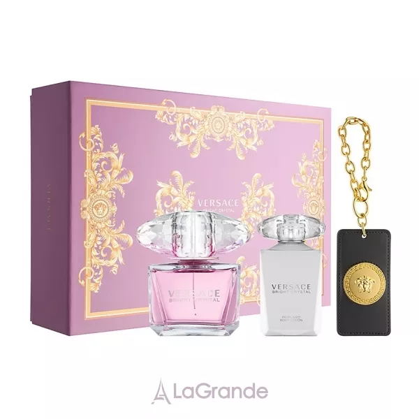 Versace Bright Crystal ���� (�������� ���� 90 �� + ������� ��� ��� 100 �� + ���� �� �����)