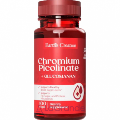 Earth's Creation Chromium Picolinate & Glucomannan ĳ������ ������� 