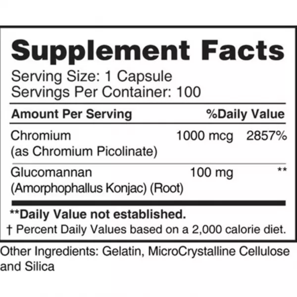 Earth's Creation Chromium Picolinate & Glucomannan ����������� ������� 