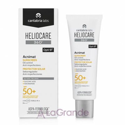 Cantabria Labs Heliocare 360 Acnimat SPF50+         SPF50+