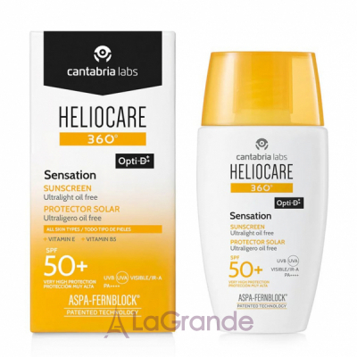 Cantabria Labs Heliocare 360 Sensation SPF50+        SPF50+