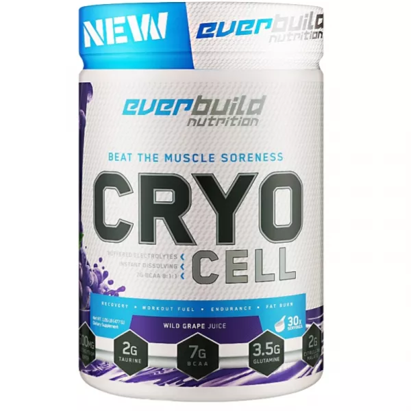 EverBuild Nutrition Cryo Cell BCAA 8:1:1 Grape Juice �������������� �������� BCAA 8:1:1
