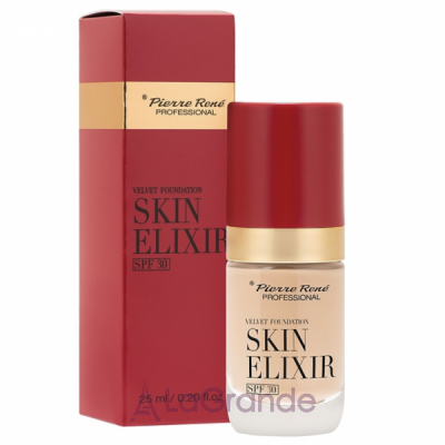 Pierre Rene Skin Elixir Velvet Foundation SPF30  