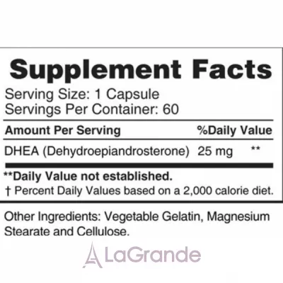 Earth's Creation  DHEA 25 mg ĳ       25 