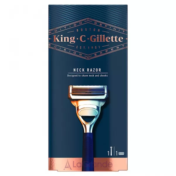Gillette King C. Neck Razor ������ ��� ������ � 1 ������ ������� ��� �������� ������