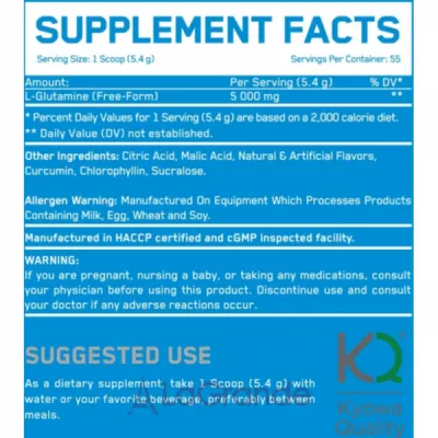 EverBuild Nutrition Glutamine Cherry lemonade  L- 