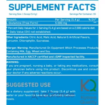 EverBuild Nutrition Glutamine Sour Apple Punch  L- 