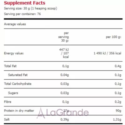 Amix Gold Whey Protein Isolate Vanilla    - 