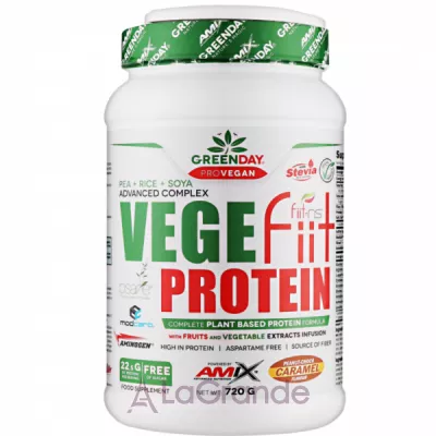 Amix GreenDay Vege-Fiit Protein Peanut Choco Caramel   