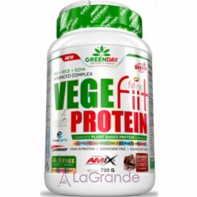 Amix GreenDay Vege-Fiit Protein Double Choco   