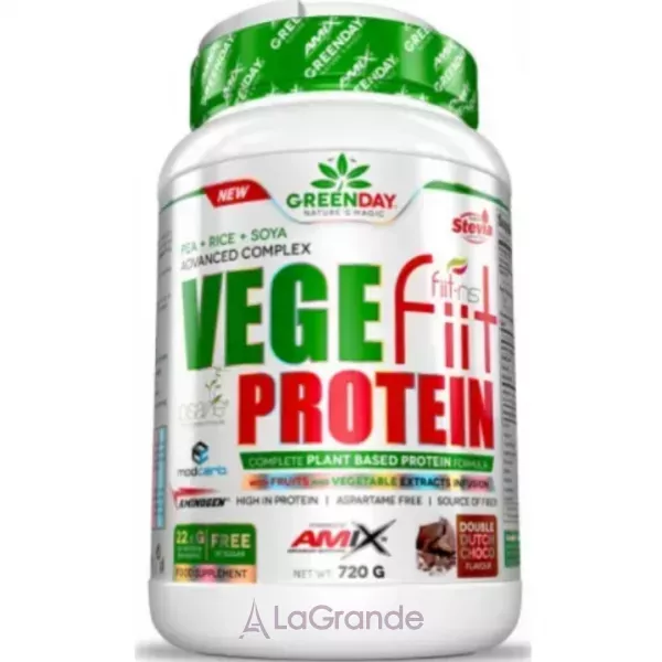 Amix GreenDay Vege-Fiit Protein Double Choco ��������� ������� 