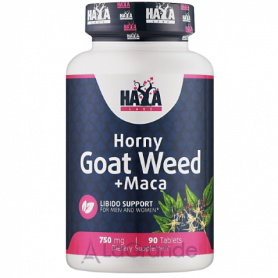 Haya Labs Horny Goat Weed + Maca 750 mg   