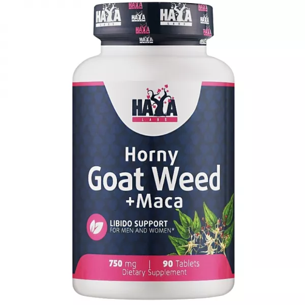 Haya Labs Horny Goat Weed + Maca 750 mg ������� ������� 