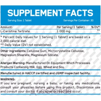 EverBuild Nutrition  L-Carnitine 1000 mg  