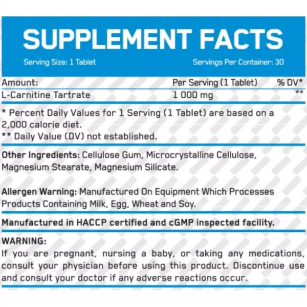 EverBuild Nutrition  L-Carnitine 1000 mg ������������� 