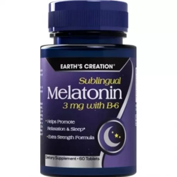 Earth's Creation Melatonin 3 mg with B-6 ĳ������ ������� ��������� ��������� ������� �-6