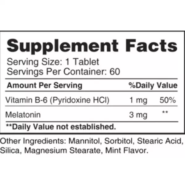 Earth's Creation Melatonin 3 mg with B-6 ĳ������ ������� ��������� ��������� ������� �-6