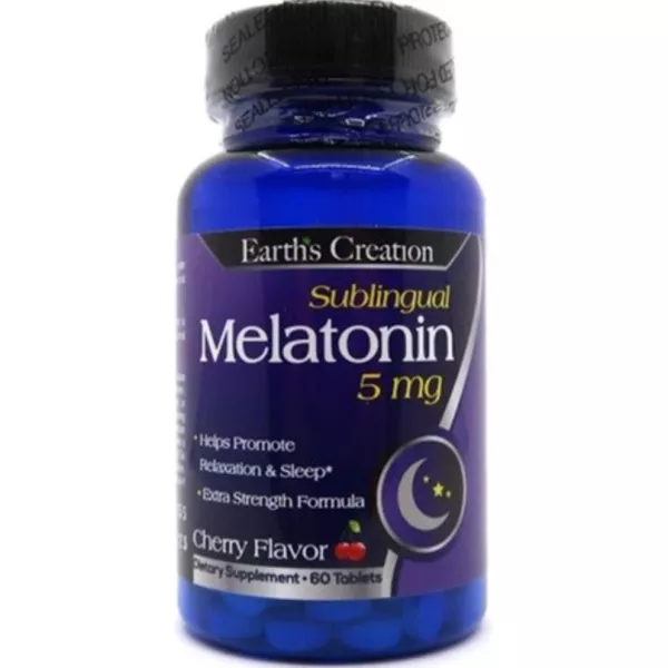 Earth's Creation Melatonin (Sublingual) Cherry 5 mg ĳ������ ������� ��������� 5 �� � ������ �����