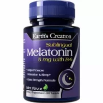 Earth's Creation Melatonin (Sublingual) 5 mg with B-6 ����������� ������� ��������� 5 �� ��������� ��������� �-6