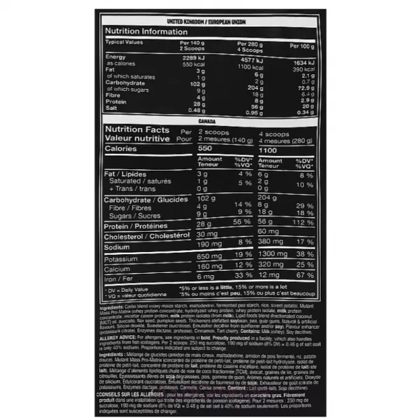 Mutant Mass Vanilla Ice Cream Gainer ������ 