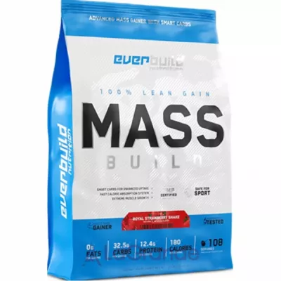EverBuild Nutrition Mass Build Gainer Strawberry  