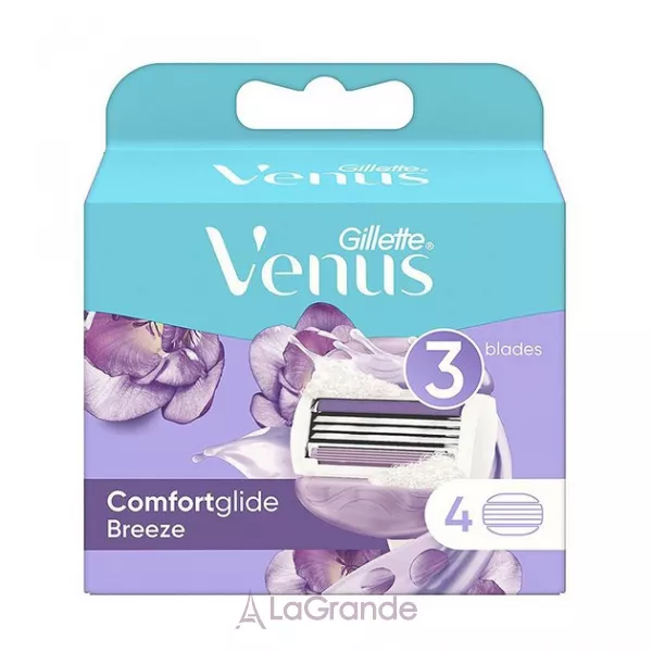 Gillette Venus Comfortglide Breeze ����� ������ ��� ������, 4 ��.