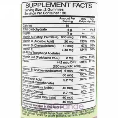 Earth's Creation Kids Multivitamin     