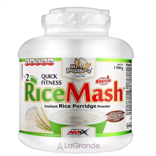 Amix Mr. Popper's RiceMash Double Dutch Chocolate ������� ���� �������� ������������� 
