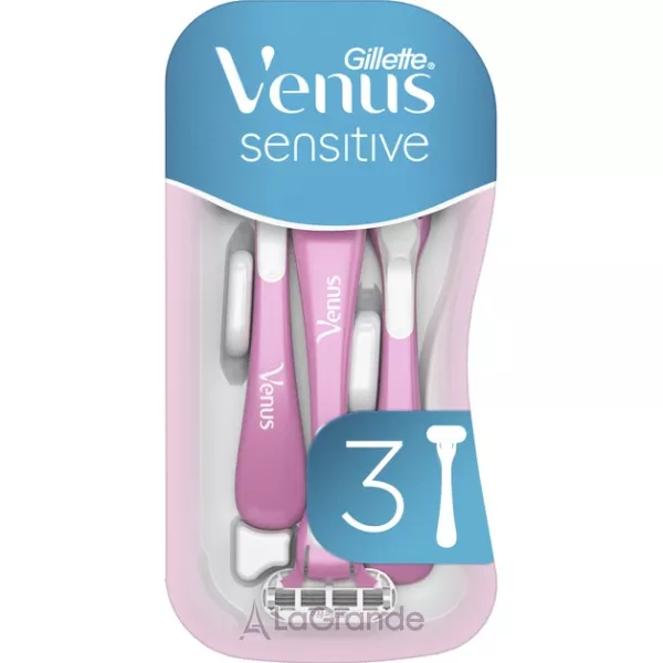 Gillette Venus Smooth Sensitive ��������� ������ ��� ������ ��� ������� ����, 3 ��.