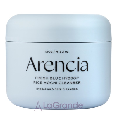 Arencia Fresh Blue Hyssop Rice Mochi Cleanser       