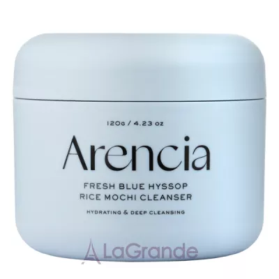 Arencia Fresh Blue Hyssop Rice Mochi Cleanser       