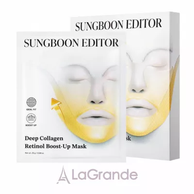 Sungboon Editor Deep Collagen Retinol Tension Boost-Up Mask ó��������� ������-����� ��� ������� � ��������� �� ���������
