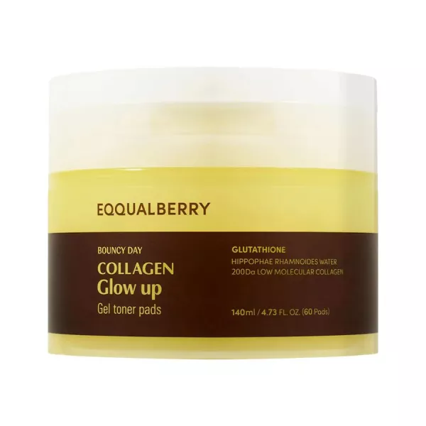 Eqqualberry Collagen Glow Up Gel Toner Pads ��������� ����� ����� ����