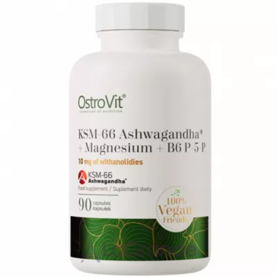 OstroVit KSM-66 Ashwagandha + Magnesium + B6 P-5-P    +  + ³ 6