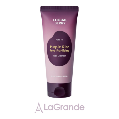 Eqqualberry Pore Fit Purple Rice Pore Purifying Pack Cleanser     