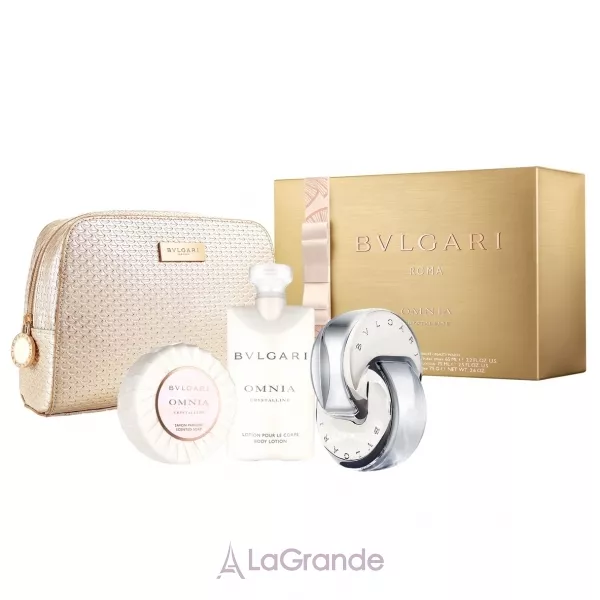 Bvlgari Omnia Crystalline ����� (��������� ���� 65 �� + ������ ��� ���� 75 �� + ���� 75 � + ����������)